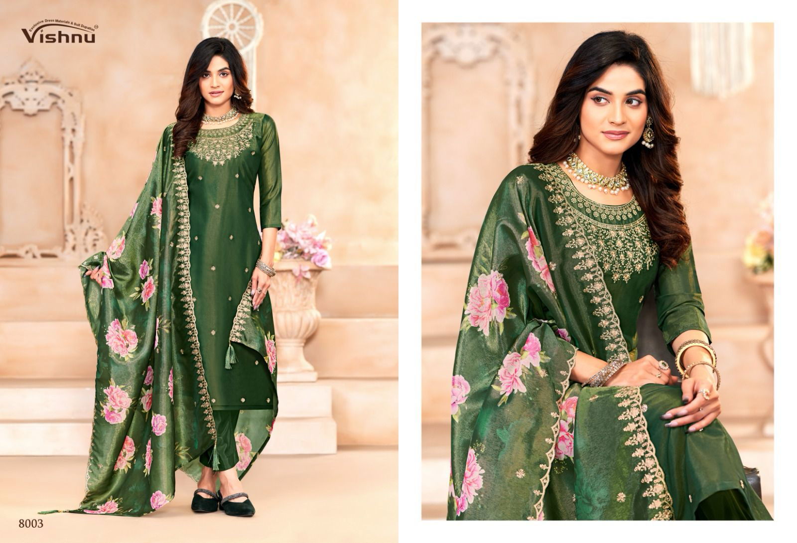 Sajada By Vishnu Shimmer Dress Material Wholesale Market In Surat With Price